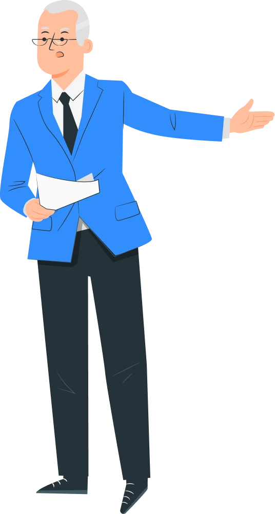 Man Pointing